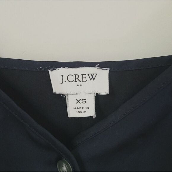 J.Crew Button-Up Cami Top in Navy Size Extra Small - Picture 4 of 7